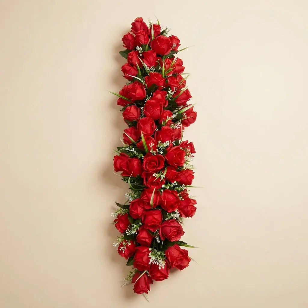Guirlande de Roses Artificielles Premium Haut de Gamme