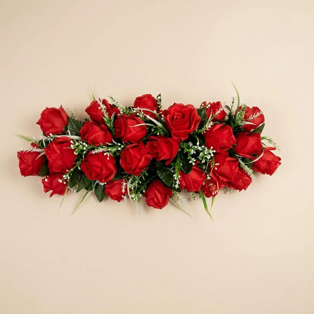 Guirlande de Roses Artificielles Premium Haut de Gamme