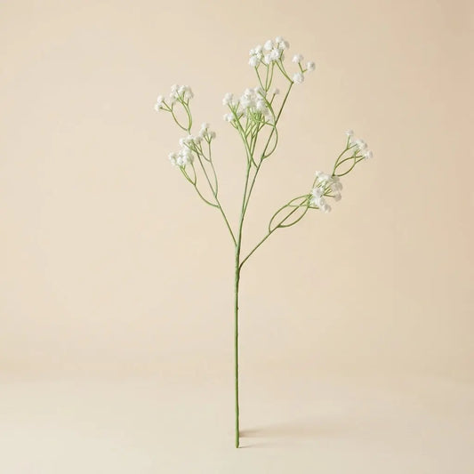 Branche de Gypsophile Artificiel Blanc – Tige Fleurie Synthétique Aérienne